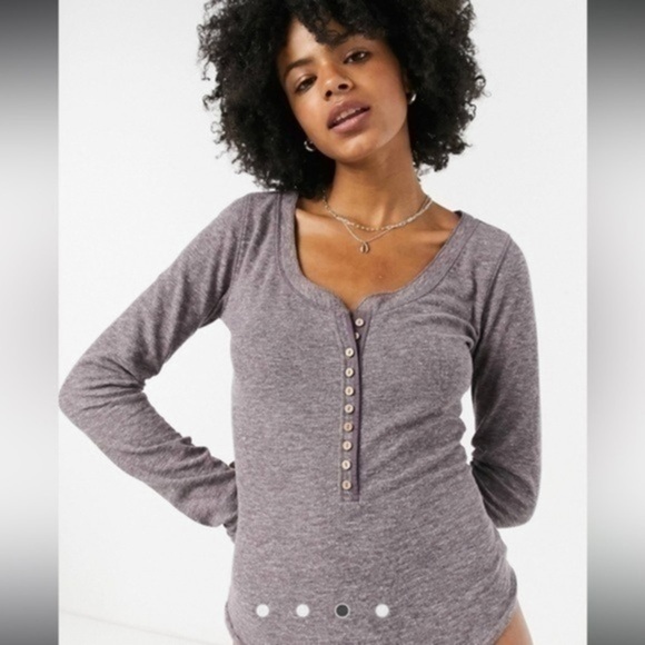 Free People Dylan henley thermal bodysuit in intimately size XS y2k K - Picture 1 of 6